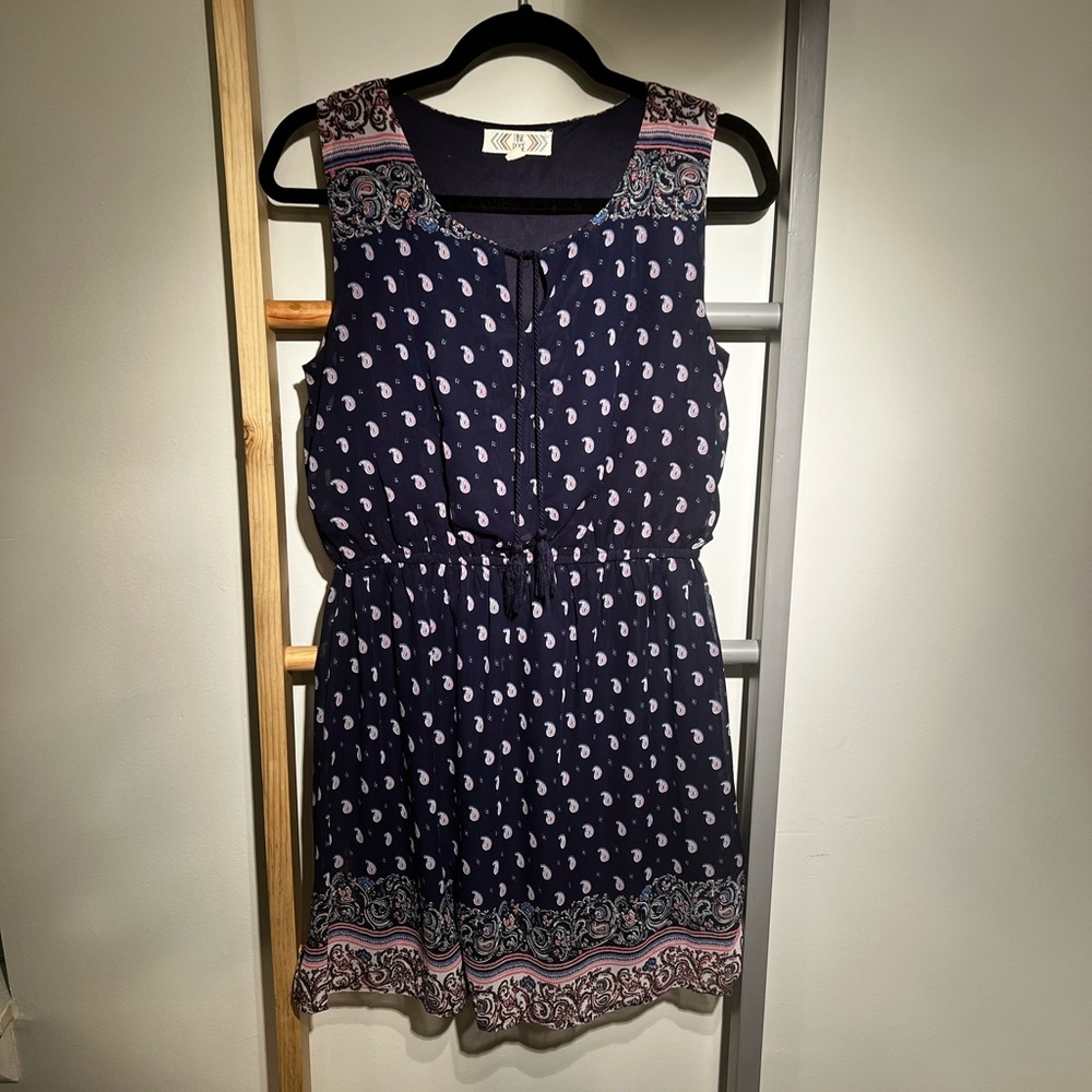 Paisley Mini Dress by Pink Rose